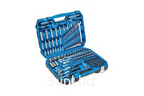 HOEGERT Набор инструментов, 222 шт., 1/4", 3/8",1/2"