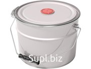 Ведро металлическое 10л с крышкой берикап 57мм, арт. ВМо 10б берикап 57мм, код: 25548