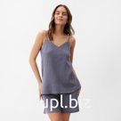 Пижама женская (майка, шорты) KAFTAN Basic, размер 40-42, синяя
