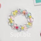 Браслет детский «Выбражулька» бантики, цветной