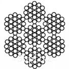 Канат двойной свивки 8.2x0.36x0.34 мм ЛК-Р ГОСТ 3088-80