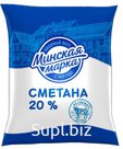 Сметана Минская марка пленка 20,0% 400г(Артюшин). Артюшина И.Н..