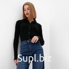 Джемпер женский MINAKU: Knitwear collection цвет чёрный, размер 46-48