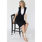 Платье с глубоким вырезом, размер 48