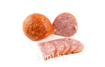 Вареное колбасное изделие мясное высшего сорта Колбаса ВЕТЧИННАЯ НОВАЯ текстильная оболочка газ