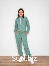 Костюм спортивный DUSSHA зеленый. Артикул: ЗГ-03-07-003