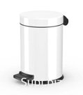 Ведро для Мусора с Педалью Hailo ProfiLine Solid M 12л арт.0514-089