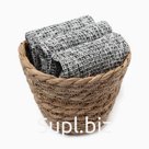 Набор декоративных салфеток «Этель» Grey, 30×30 см, 3 шт., 100% хлопок