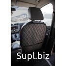 Накидка на спинку сиденья FOR CARS защитная , экокожа , черная