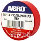 Изолента красная (19 мм х 9,1 м) ABRO