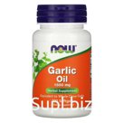 БАД «Now Foods» Garlic Oil, 1,500 mg, 100 капсул