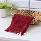 Салфетка универсальная Доляна, 400 г/м², 1 шт, 30×30 см, микрофибра, с оверлоком