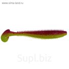 Виброхвост Helios Shaggy Fio &amp; Acid lemon, 8.5 см, 5 шт. (HS-16-027)