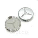 Колпачок в диск Мерседес Бенц серый серый 71-74 мм 04153