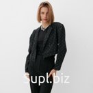 Жакет женский MINAKU: Green trend цвет чёрный, р-р 42