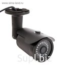 Видеокамера уличная SVplus IP-201, TCP/IP, 2 Мп,1080Р, f=3.6 мм, 25fps, PoE (опция), черная
