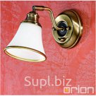 Настенный накладной светильник Maja wall light, Antique brass finish