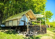 Экодом, палатка, глэмпинг, сафари тент, шатер 12м2 Цвет: Q-555