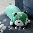 Мягкая игрушка-подушка «Оленёнок», 60 см, цвет зелёный