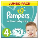 Подгузники «Pampers» Active Baby-dry Maxi (9-14 кг), 70 шт