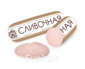 Колбасное изделие вареное из мяса цыплят-бройлеров высшего сорта охлажденное Колбаса СЛИВОЧНАЯ, 0,4 кг