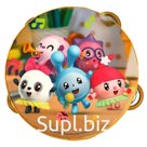 Игрушка деревянная бубен «Малышарики»