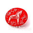 Handmade brooch "Tomsk Horse"