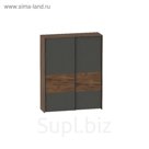 Шкаф купе Глазго 1800х605х2300 таксония/графит