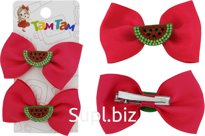 Watermelon Hair Bow Clip, 2 pcs. Item No.: HF3003026757