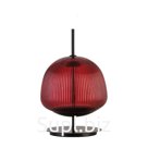 Лампа настольная светодиодная Gerhort G32226/1T BK RD, 1хLED, 41х26х26 см, цвет чёрный
