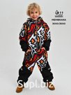 Комбинезон, Весна-Осень, Цвет №24 Узор горчично-красный, арт. 237Ф (80 см)