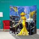 Ширма "Незнакомка", 160 × 160 см