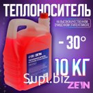 Теплоноситель ZEIN - 30, основа моноэтиленгликоль, 10 кг