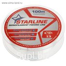 Монофильная леска STARLINE 100 м (transparent) d=0,181 мм
