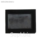 Обложка для удостоверения с окошком, цвет чёрный