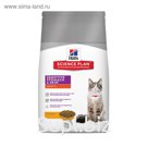 Сухой корм Hill's Cat sensitive stomach skin для кошек, здоровье кожи и пищеварения, 5 кг