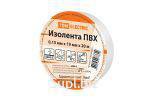 Изолента ПВХ 0,15х19мм Белая 20метров TDM
