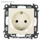 Розетка Legrand Valena LIFE 753521, 16 А, одноместная, скрытая, с з/к, слоновая кость