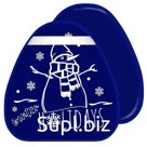 Sled-ice with print 52*54 cm dark blue Article: МТ11417