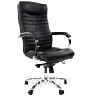 Кресло руководителя Chairman 480 CH, экокожа черная, механизм качания