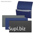 Папка-картотека на кнопке Travel, ErichKrause Megapolis, 700 мкм, 12 отделов, микс