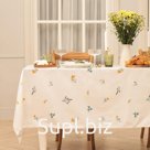 Скатерть Этель «Полевые цветочки», 146×250+/-2 см, рогожка 176 г/м², 100% хлопок