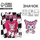 Значок флуоресцентный Cheeky, 3.1×3.3 см