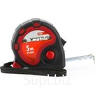 Рулетка Matrix 31034, двухкомпонентный корпус, 3 фиксации, 5 м х 19 мм