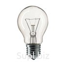Лампа накаливания PHILIPS A55 CL E27, 60 Вт, грушевидная, прозрачная, колба d = 55 мм, цоколь E27, 354563