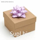 Бант-звезда №7,5 (ФАСОВКА 8 ШТ) простой с рисунком, МИКС