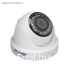 Видеокамера уличная 204FМ, IP, 2 Мп, 1080Р, f=2.8 мм, mic, SD слот, динамик, белая