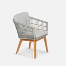 Стул Letto (без упаковки) Лунный свет, RAL 7030, Jamaica silver