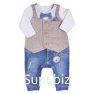 Папитто Комбинезон для мальчика "Fashion Jeans" 68-86 см арт.551-01 (68 см)
