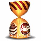 Конфеты шоколадные БОГАТЫРЬ «La La MILKY» с молочно-желейной начинкой «Тирамису», 1 кг
